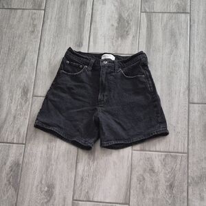 Abercrombie & Fitch Black Jean Shorts